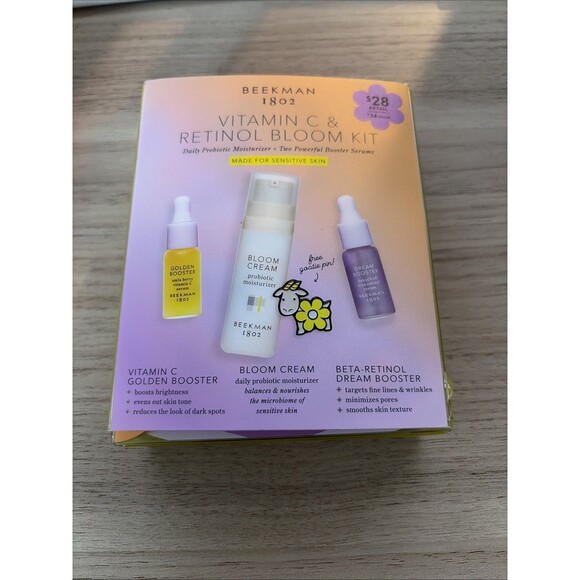 Beekman 1802 Other - Beekman 1802 Vitamin C Retinol & Resurface Bloom Kit - Daily Moisturizer, Bakuch